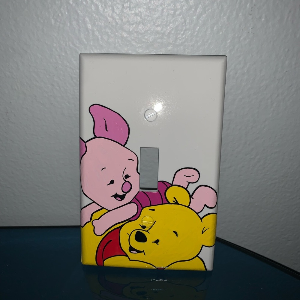 Winnie the Pooh light switch cover plate